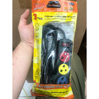 Ổ Cắm LIOA 3 Lỗ 1 Công Tắc Đa Năng SIÊU BỀN CHÍNH HÃNG ( 3TSN )