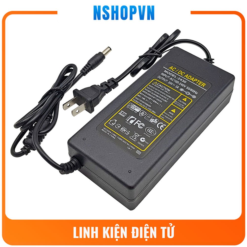 Nguồn adapter 24V 3A