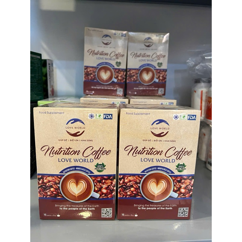 [Combo 7 Hộp] Coffee Nutrition Love World biện pháp giảm cân hiệu quả