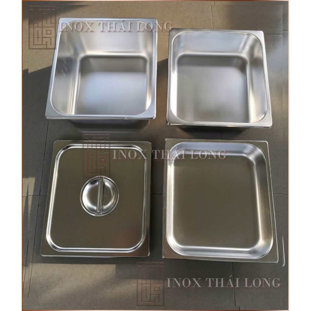 khay inox đựng thực phẩm GN 1/2