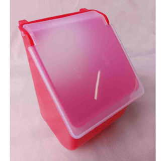  F30 - set 10 cái MÁNG ĂN TREO NGOÀI cho GÀ ĐÁ nhựa nguyên sinh có nắp chống bới vãi chống mưa 