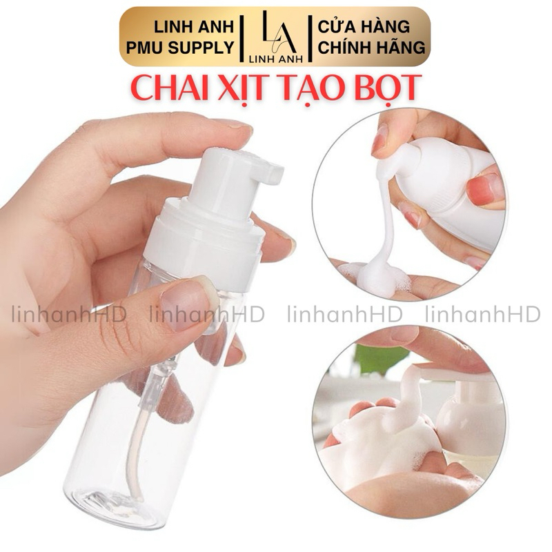 CHAI XỊT TẠO BỌT CHAI PHA BLUESOAP Loại To Đẹp
