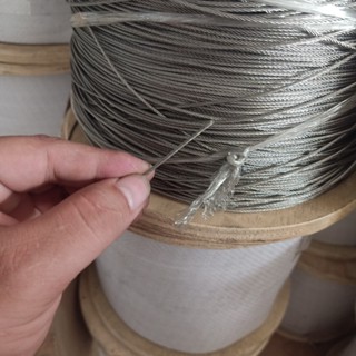 Cáp inox 304 1.5mm(li).giá 2800/met.Size 10 mét,20 mét,30 mét,40 mét.làm dàn  phơi thông minh,dây phơi quần áo,trang trí