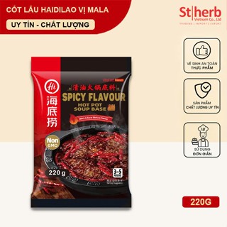   CẬN DATE  Cốt Lẩu Haidilao Vị Dầu Cay Mala Tứ Trọng Lượng 220g 