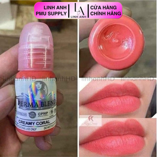 [CHÍNH HÃNG] Mực Hồng San Hô Perma Blend Angelica 18 Phun Xăm Bong Đậm