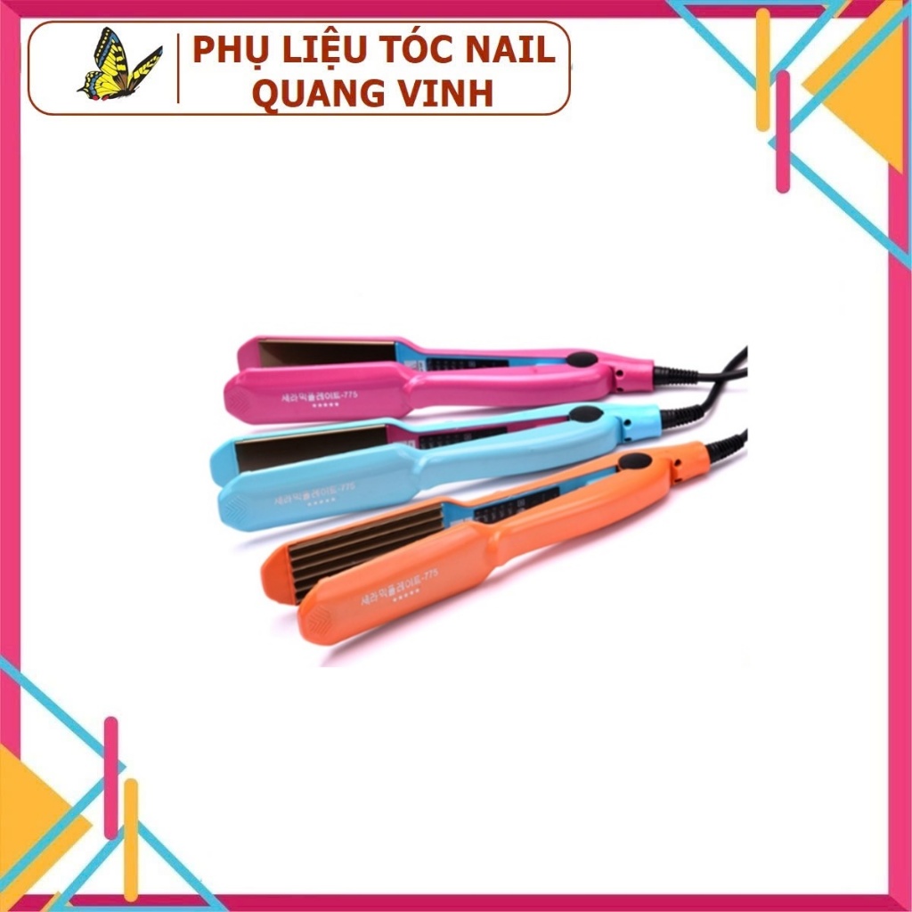 Máy duỗi tóc, máy kẹp tóc, bấm tóc dập xù QV102 (2 mẫu)