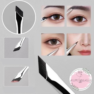 Cọ Vẽ Eyeliner 0.6mm Và 0.9mm Đầu Vạt Xéo Cọ Mềm Tự Nhiên, Cọ Kẻ Mắt Đầu Dẹt Tạo Bọng Mắt Mở Góc Mí