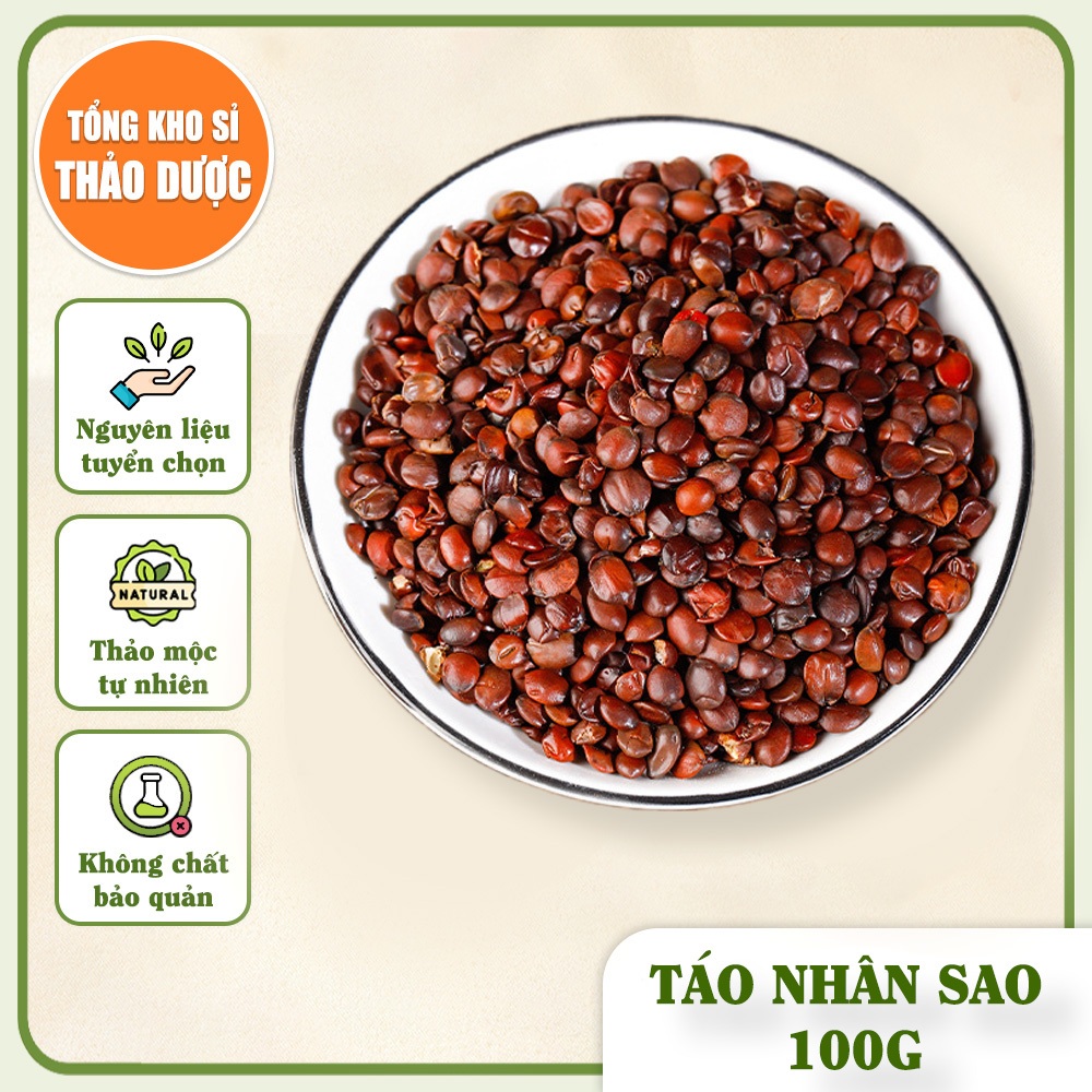 Táo Nhân 100g (Đã Sao Thơm)