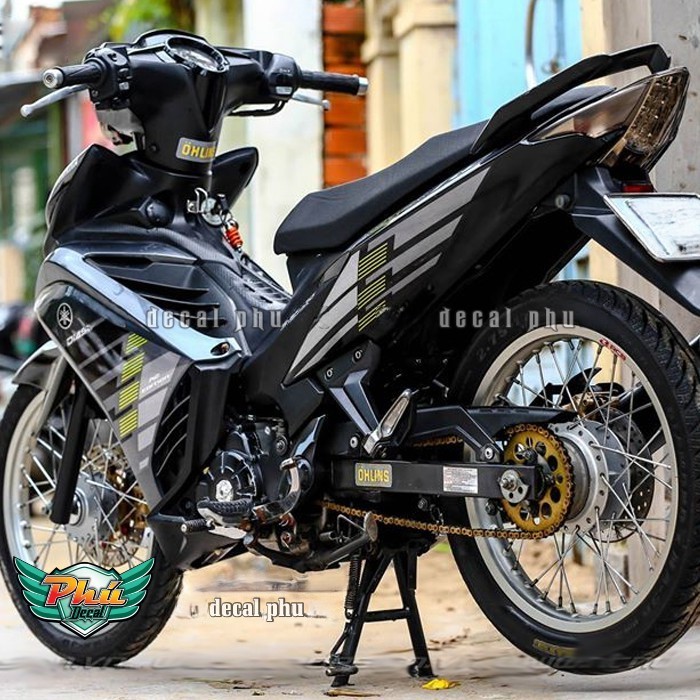 TEm rời Exciter 2011-2014 RC xám đen (V)