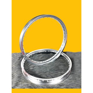 Cặp Niềng Nhôm Dale Bạc-Đen Thái Lan Bản  1.4+1.4 (x17)Gắn Dream, Wave, Sirius, Jupiter, Exciter