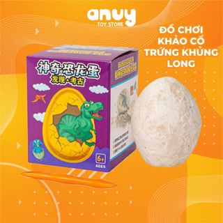 Đào trứng khủng long hóa thạch khảo cổ học nhận mô hình khủng long nhỏ