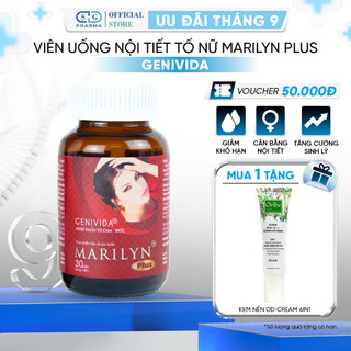 Viên Uống Bổ Sung Nội Tiết Tố Nữ Marilyn Plus Giúp Tăng Cường Sinh Lý Giảm Khô Hạn - Hộp 30 viên