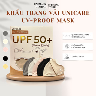 Khẩu trang UNICARE UV- Proof Mask Chống Tia UV Chất Lụa Băng Mềm Mịn Mát Thông Thoáng Cao Cấp