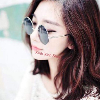 Kính râm Mắt tròn tròng thủy tinh