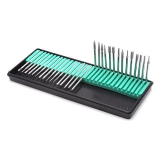  Bộ 30 mũi khắc mài hợp kim mini trục 2mm hoặc 3mm 