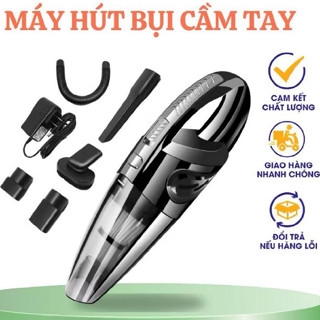 Máy Hút Bụi Mini Cầm Tay GODWELL Máy Hút Bụi Không Dây, Hút Bụi Ô tô Công Suất Lớn, Tiện Lợi Mọi Lúc