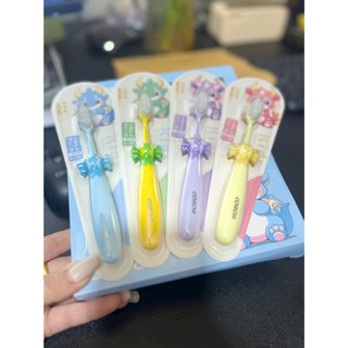 Hộp 4 bàn chải COBOR tay cầm chống trượt thiết kế đáng yêu cho bé Y2-1149