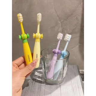 Hộp 4 bàn chải COBOR tay cầm chống trượt thiết kế đáng yêu cho bé Y2-1149