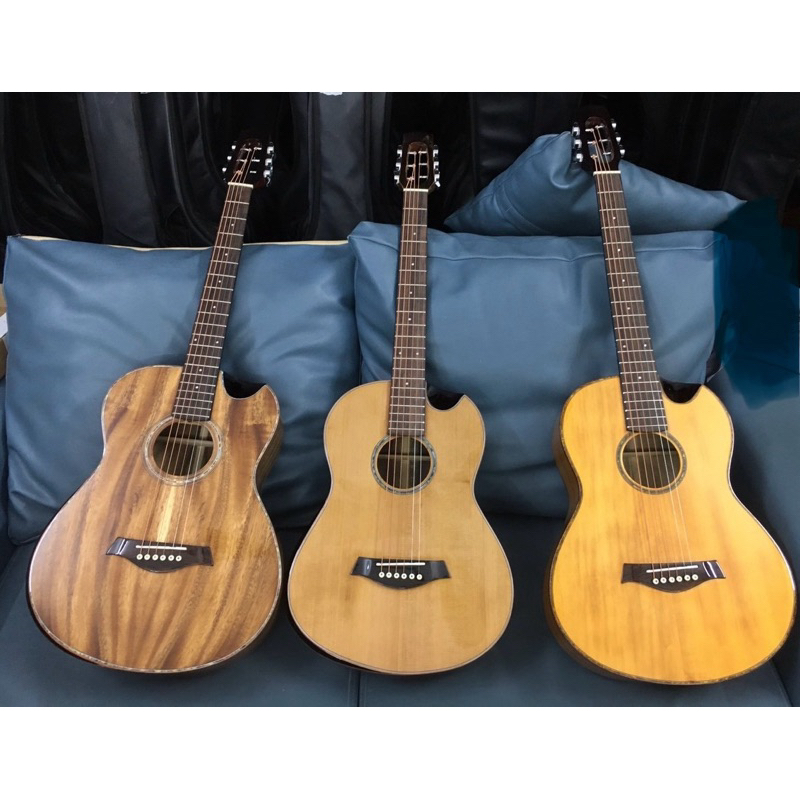 Guitar Acoustic mini 3/4. 100% gỗ tự nhiên. Guitar thủ công.