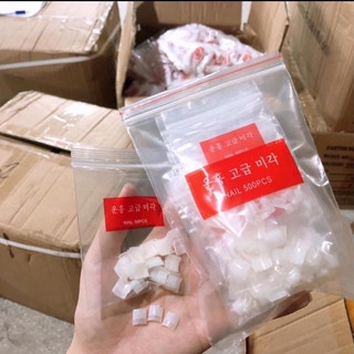 Móng nối chân, Móng tip chân bịch đủ số 500 móng