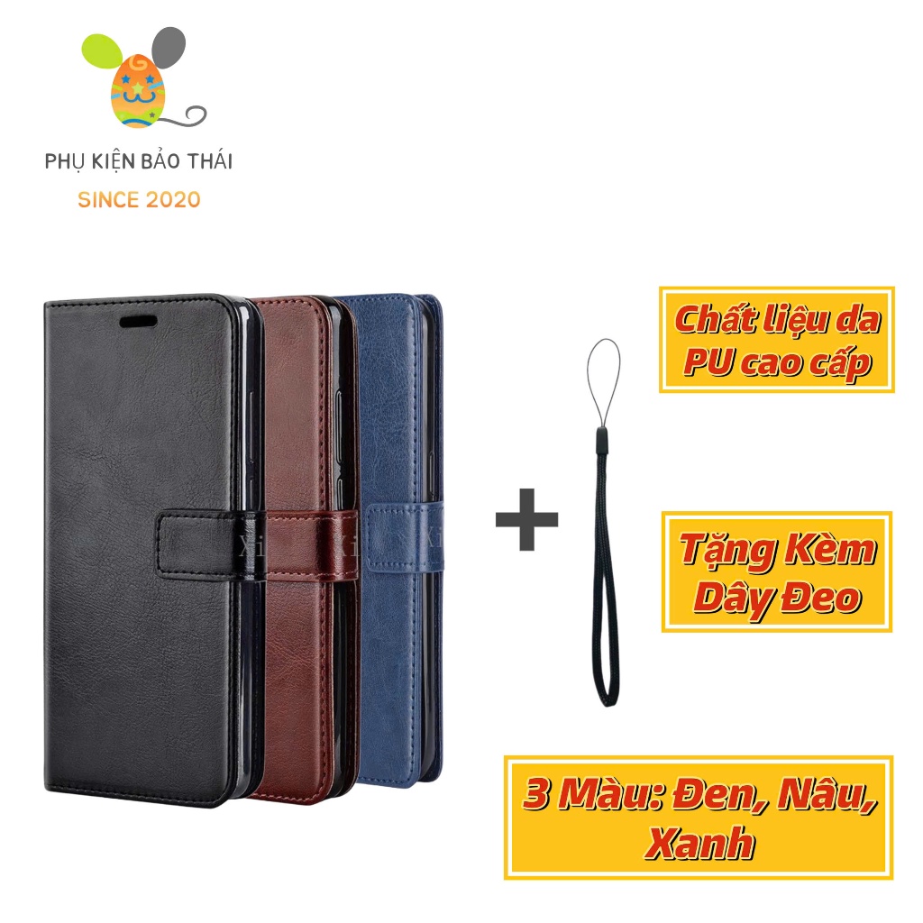 Bao da Samsung nắp gập khoá cài nam châm ốp lưng A10/20/30/50/70/31 A02/02S/03S A51 A71 A72  A05 A16