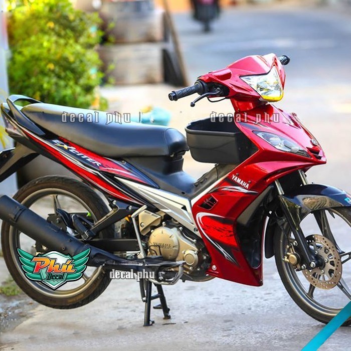 Tem rời Exciter 135 2006-2010 Đỏ đen (V)