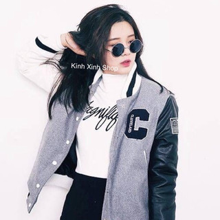 Kính râm Mắt tròn tròng thủy tinh