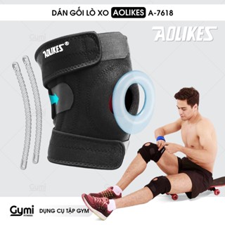 Băng Bảo Vệ Đầu Gối, Dán Gối Aolikes A-7618 | Kèm Lò Xo