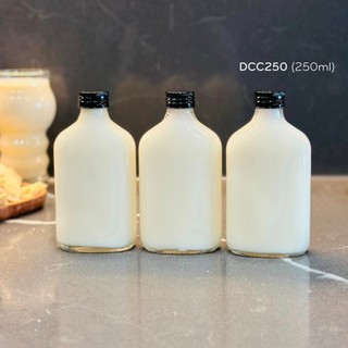 Bộ 6 Chai thủy tinh dẹp 250ml DCC
