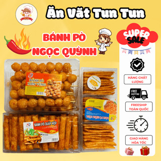 Bánh Pò Quẩy Ngọc Quỳnh Tuổi Thơ Hộp Lớn, Ăn Vặt Cổng Trường Thơm Ngon Hấp Dẫn - Ăn Vặt Tun Tun
