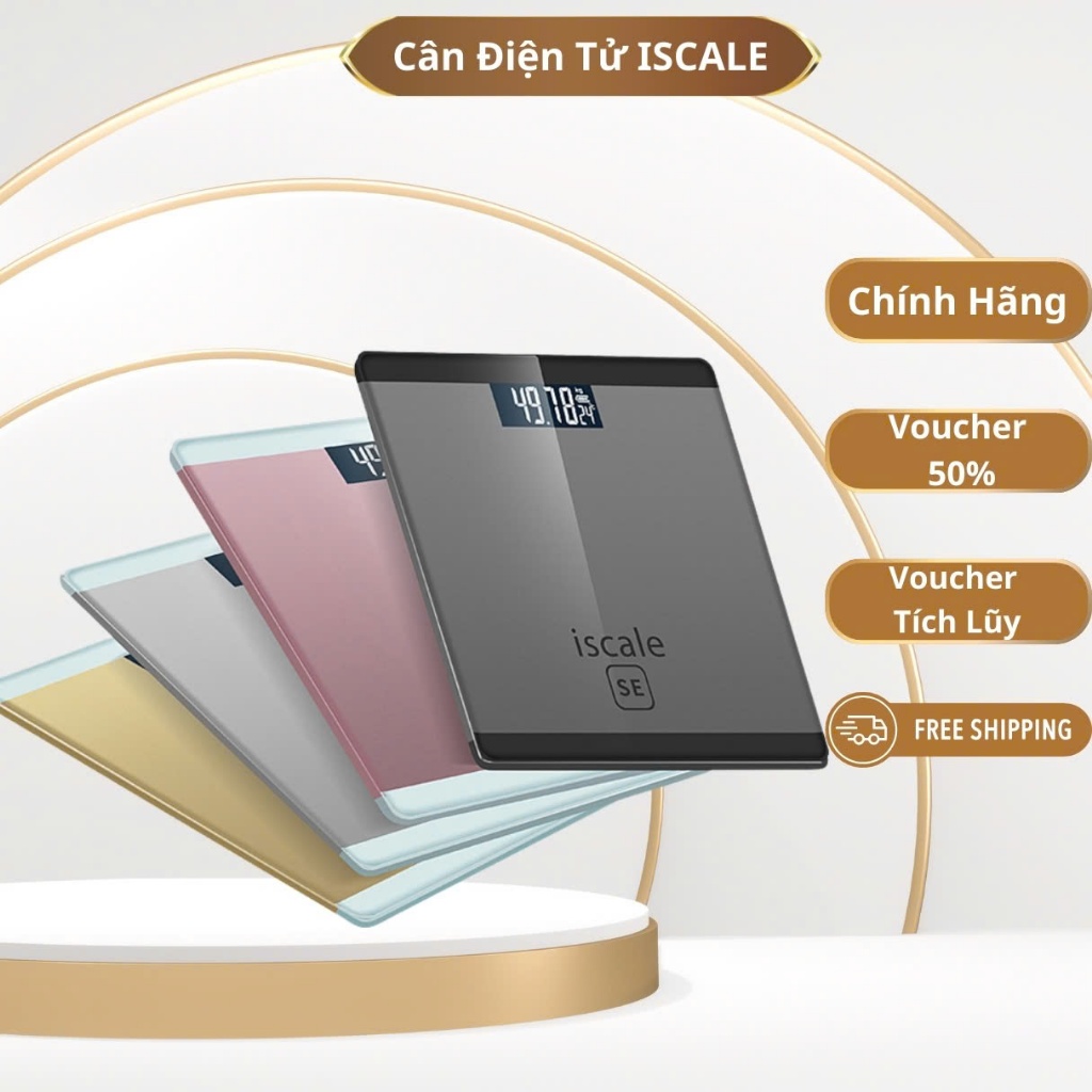 Cân Điện Tử Sức Khỏe ISCALE PHONE - Cân Gia Đình Trọng Lượng Tối Đa 150Kg tiện lợi cho gia đình