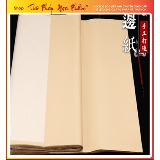 xấp 10 tờ Giấy xuyến chỉ viết thư pháp thư họa vẽ tranh thủy mặc