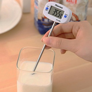 Dụng cụ que nhiệt kế hợp kim thermo model ta288 đo nhiệt độ thức ăn, sữa cho bé, nước uống, thịt, cá xoay 180 độ 5.0