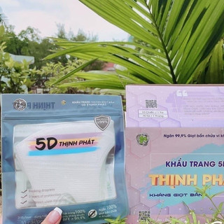THANH LÝ 1 THÙNG 100 CHIẾC Khẩu trang 5d Thịnh Phát 3 lớp kháng khuẩn [sản phẩm Chính Hãng]ll