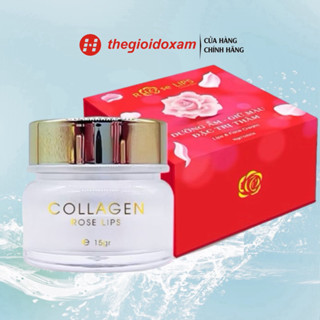 Dưỡng kích màu môi Collagen Rose Lips [NEW, BAO CHECK MÃ] dưỡng rose lip mẫu mới 2024 15g