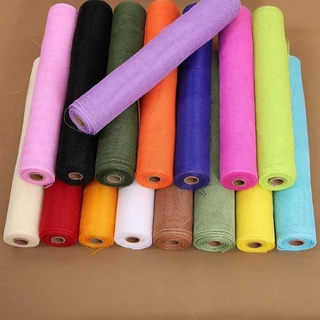 Cuộn Lưới Cứng Dài 52cm, Dài 9m Lưới Thô Gói Bó hoa, bọc giỏ quả sang trọng-6