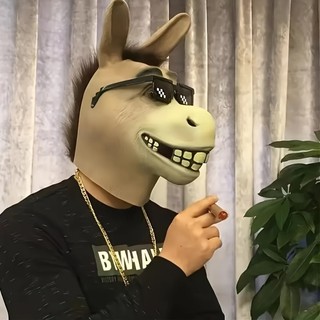 Mặt nạ con lừa hóa trang nhân vật đồ chơi phim ảnh Mặt Nạ Shrek Halloween