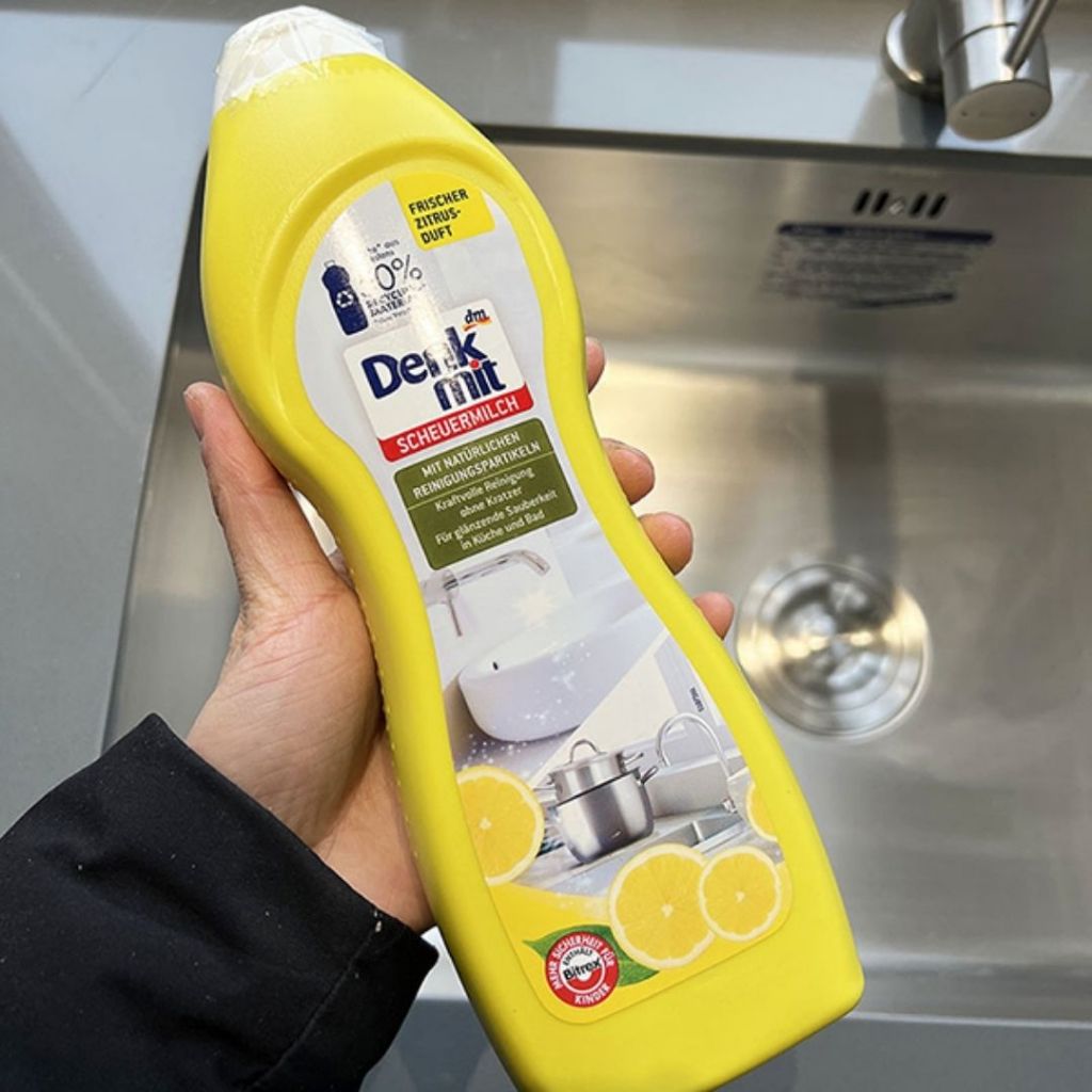 Kem Tẩy Rửa Đa Năng Denkmit, Đánh Bóng Inox, Đồ Sứ, Gương, Vệ Sinh Nhà Bếp, Toilet 750ml - Nhập Khẩu Đức| Moska shop