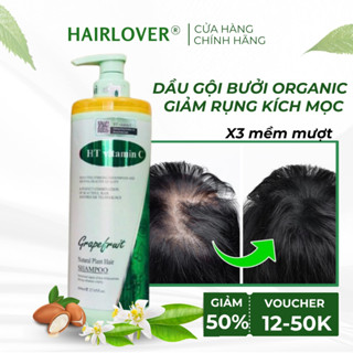 Dầu gội đầu bưởi kích thích mọc tóc nhanh ngăn rụng tóc Grapefruit HT Vitamin C Organic 800ml