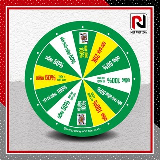 VÒNG QUAY TRÒ CHƠI, VÒNG QUAY MAY MẮN - 24CM