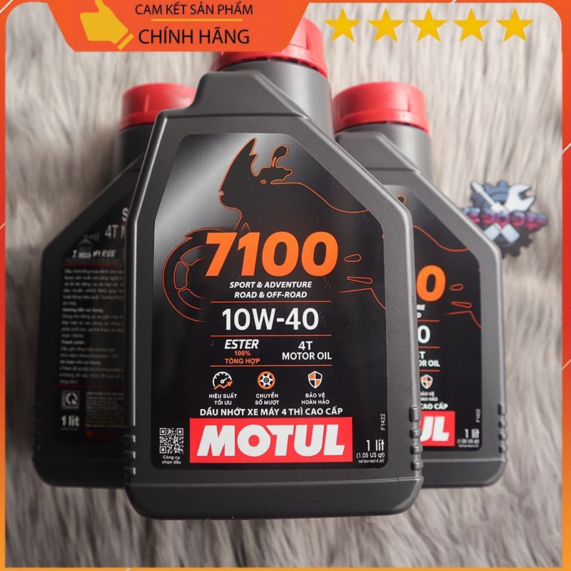 Nhớt Motul 7100 10W40 Xe số *Chính hãng Date Mới