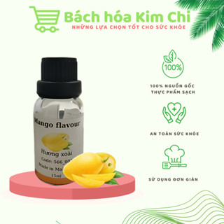  Hương xoài 15ml  Mango Flavour 566_ 001  - Hương liệu thực phẩm an toàn chất lượng 