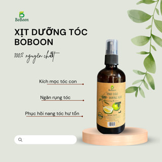 Xịt tinh dầu bưởi dưỡng tóc BOBOON kích mọc tóc con, ngăn rụng tóc 100ml