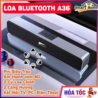 Loa Bluetooth A36 Cao Cấp Siêu Bass Có 2 Cộng Hưởng - Loa A36 Soundbars Âm Thanh Vòm Kết Nối TV, PC, Laptop, Điện Thoại