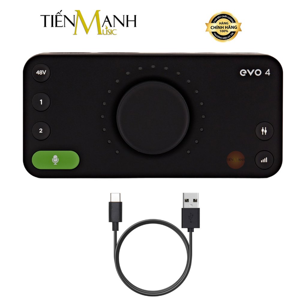 [Chính Hãng] Soundcard Audient EVO 4 - Sound Card Bộ Thu Âm Thanh Và Livestream Audio Interface