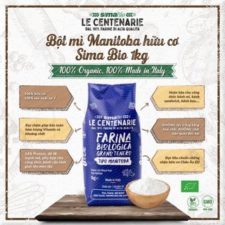Bột mì số 13 Manitoba hữu cơ Sima Bio - Ý
