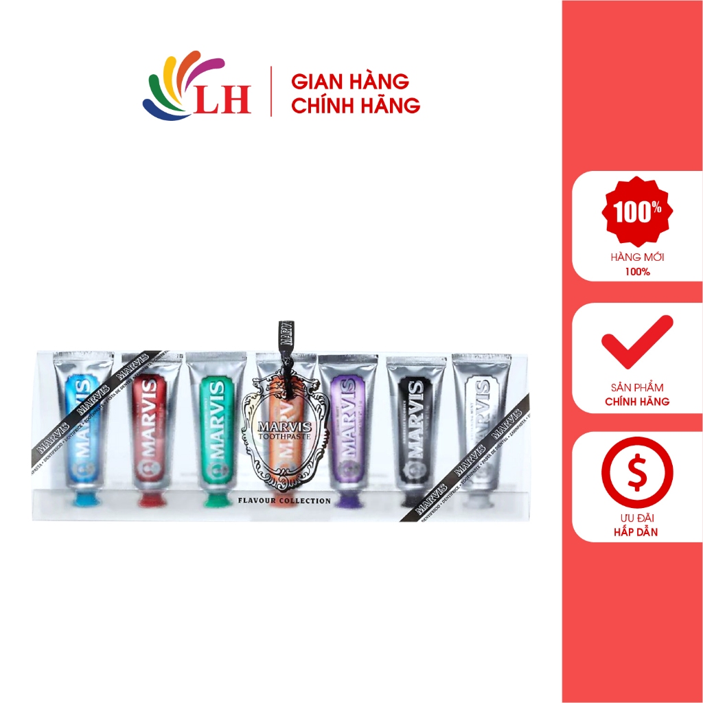 Combo kem đánh răng Marvis (25ml)