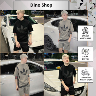 Bộ Cộc Hè Nam A Di Đát Chất Cotton Co Giãn In Hình Siêu Nét - Bộ Cộc Hè A Di Đát Nam Cao Cấp