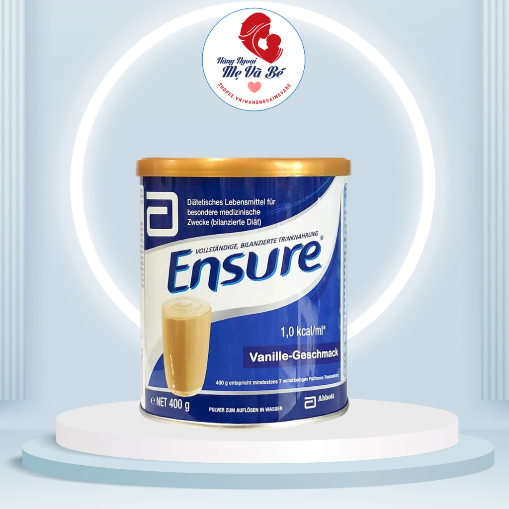 Sữa Ensure nội địa Đức 400gr giúp cung cấp vitamin canxi hỗ trợ hệ xương chắc khỏe