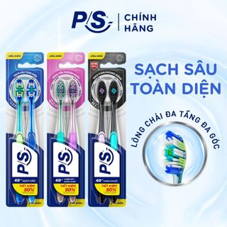 Bộ 2 bàn chải đánh răng P/S 4D
